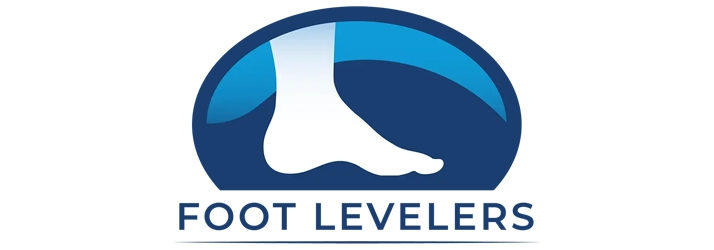 Chiropractic Davidson NC Foot Levelers The blue foot levelers logo.